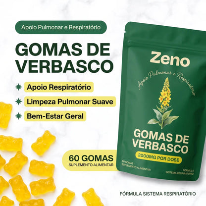 Gomas de Extrato de Verbasco: Desintoxique os Seus Pulmões