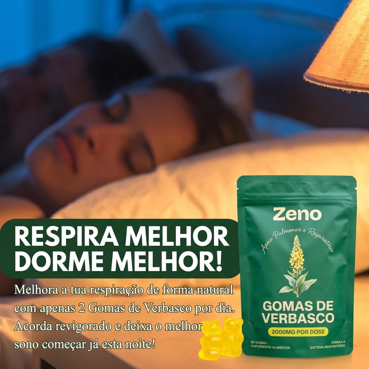 Gomas de Extrato de Verbasco: Desintoxique os Seus Pulmões